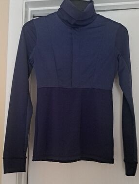 Solid Citizen Equestrian Haley  Top  UV Riding Base Layer Turtleneck  XS EUC